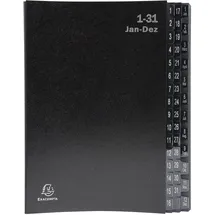 Exacompta Pultordner 57044E DIN A4 Schwarz 1 St.