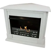 Gelkamin Ethanolkamin Kaminofen Eckkamin Apollo Deluxe Royal - Granit Hell