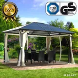 Brast Alu-Pavillon Summerdream 4 x 3 m beige