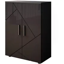 Vicco Irma Midischrank 60 x 81 cm Anthrazit Hochglanz