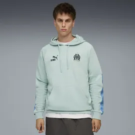 Puma Olympique de Marseille Hoodie 2023 Herren Grün Gr. L