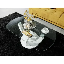 Stolkom Couchtisch Boston Weiß MDF 110 x 40 x 60 cm