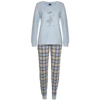 VIVANCE DREAMS Damen Pyjama hellblau Gr.32/34
