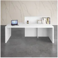 Kerkmann Kompakt-Theke Verona Glasfront BxTxH 220x100x112cm weiß