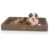 Knuffelwuff Hundebett Austin XXL 120 x 100 cm Braun