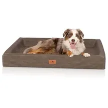 Knuffelwuff Hundebett Austin XXL 120 x 100 cm Braun
