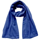 Mississhop 381 Feinstrick Kaschmir-Gemisch Beanie Mütze Slouch/XXL Schal/Handschuhe Royalblau Einheitsgroesse Schal