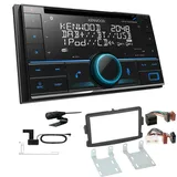 Kenwood DPX-7300DAB Autoradio Bluetooth DAB+ für Opel Vivaro schwarz ab 2014