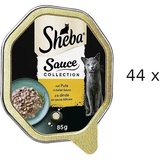 Sheba Megapack Sheba Schale 44 x 85 g - Putenhäppchen in heller Sauce