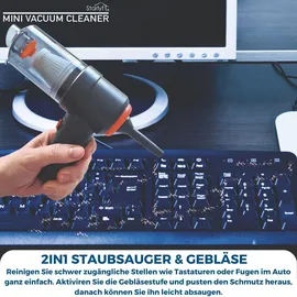 Starlyf Mini Vacuum Cleaner schwarz