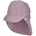 Bademütze mit Nackenschutz uni in helllila Gr 45