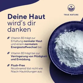 True Nature Vitamin B3 Kapseln - Vegan - Made in Germany 365 St