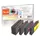 Peach kompatibel zu HP 950XL schwarz + 951XL CMY