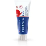 Curaprox Kids Erdbeere, Zahnpasta für Kinder von 2-6 Jahren mit mildem Geschmack von Erdbeere, 950 ppm Fluorid, RDA 40, Rot, 60 ml
