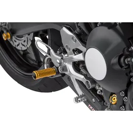 Rizoma Fußrastengelenke Ø18mm Schwarz für Fahrer