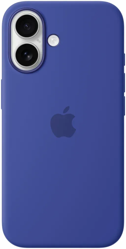 Preisvergleich Produktbild Apple Silikon Case iPhone 16 mit MagSafe ultramarin