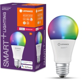 LEDVANCE LED SMART+ Classic Multicolour Intelligentes Leuchtmittel Zigbee Weiß 9 W