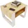 raumhirsch furniture Karo65 Weiß Wildeiche 65 x 45 cm