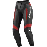 SHIMA Miura 2.0 Damen Motorrad Lederhose, schwarz-rot, Größe 40
