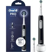 Oral-B Pro Series 1 schwarz/weiß + 2. Handstück + Aufsteckbürsten 2 St.