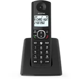 Alcatel F530 - Schnurloses Festnetztelefon DECT - Großes beleuchtetes Display - Freisprechfunktion - Anrufblockierungsfunktion - 2 Direktwahltasten - Schwarz