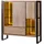 MASSIVMOEBEL24.DE Highboard 130 x 140 x 40 cm Beige