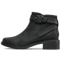 CLARKS Maye Strap 261680754 Black Leather