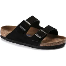 Birkenstock Arizona Weichbettung Veloursleder schwarz 39