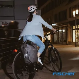 Fischer Fahrradhelm Urban Plus New York S/M türkisblau matt