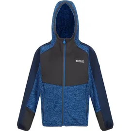 Regatta Strickfleecejacke für Kinder Dissolver VI mit Kapuze, Farbe:Blau, Kinder Größen:140 - 140