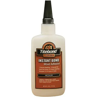 Titebond Sekundenkleber für Holz – Instant Bond MEDIUM 59 ml