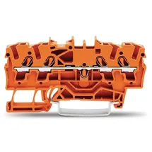 WAGO 2002-1402 Durchgangsklemme 5.20mm Zugfeder Orange