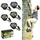 Donic Schildkröt Slackers Ninja Treeclimbers Kletterset - 5 Baumtrittplatten mit Anti-Rutsch-Griptape & 4 Klettergriffen - Kletterhilfe für Kinder & Familien - Baumklettern für Garten & Baumhaus - max. 113 kg
