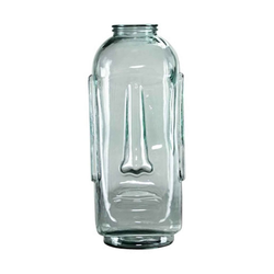 the way up Bodenvase THE WAY UP Vase XXL Bodenvase -"Viny" 69 cm aus Recycling-Glas. 100 % Altglas. Nachhaltig