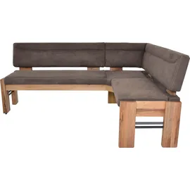K+W Komfort & Wohnen Eckbank Floyd Braun 90 x 63 x 0 cm