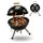 Relaxdays Mini Kugelgrill Ø 30 cm schwarz