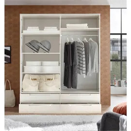 SchlafKONTOR Drehtürenschrank »Spice«, weiß