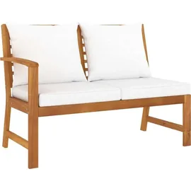 vidaXL Garten-Lounge-Set 9-tlg. Creme Akazie