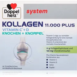 Doppelherz system kollagen 11.000 Plus Ampulle Nahrungsergänzungsmittel für Ihr Wohlbefinden 30 St.