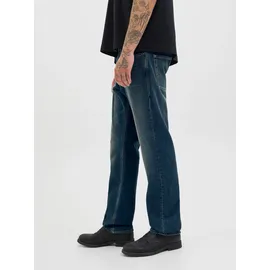 JACK & JONES Herren, Jeans JJICHRIS JJORIGINAL High Waist Relaxed fit, 12278270 blau Hoher Bund Knopfleiste W 29 L 32,