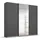 Rauch Schwebetürenschrank OTELI 203 x 229 x 68 cm Grau