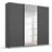 203 x 229 x 68 cm Grau