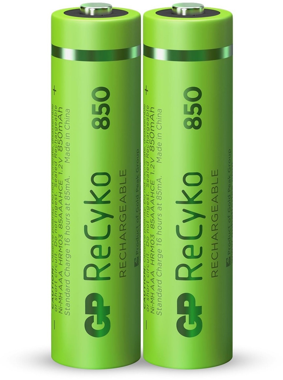 AAA Akku GP NiMH 850 mAh ReCyko 1,2V 2 Stück