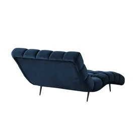 Switch Relaxliege Delphi Velours 120 x 84 x 168 cm Blau