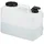 Relaxdays Wasserkanister mit Hahn schwarz/weiß 19 cm x 36 cm x 29 cm