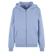 URBAN CLASSICS Fluffy Zip Hoodie Powder Blue M
