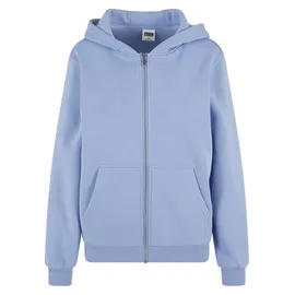 URBAN CLASSICS Fluffy Zip Hoodie Powder Blue M