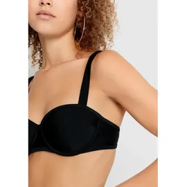 lscn by lascana Bikini-Top Damen Schwarz 38 Cup C