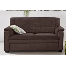 sit&more 2-Sitzer SIT & MORE "Pisa", braun (dunkelbraun), B:133cm H:89cm T:90cm, Luxus-Microfaser (90% Polyester, 10% Polyamid);Struktur (100% Polyester);Luxus-Microfaser ALTARA NUBUCK (100% Polyester), Sofas, mit Federkern