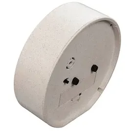 Hama Wecker Fuerteventura beige 20 % Weizenstroh, Ø 11,7 cm